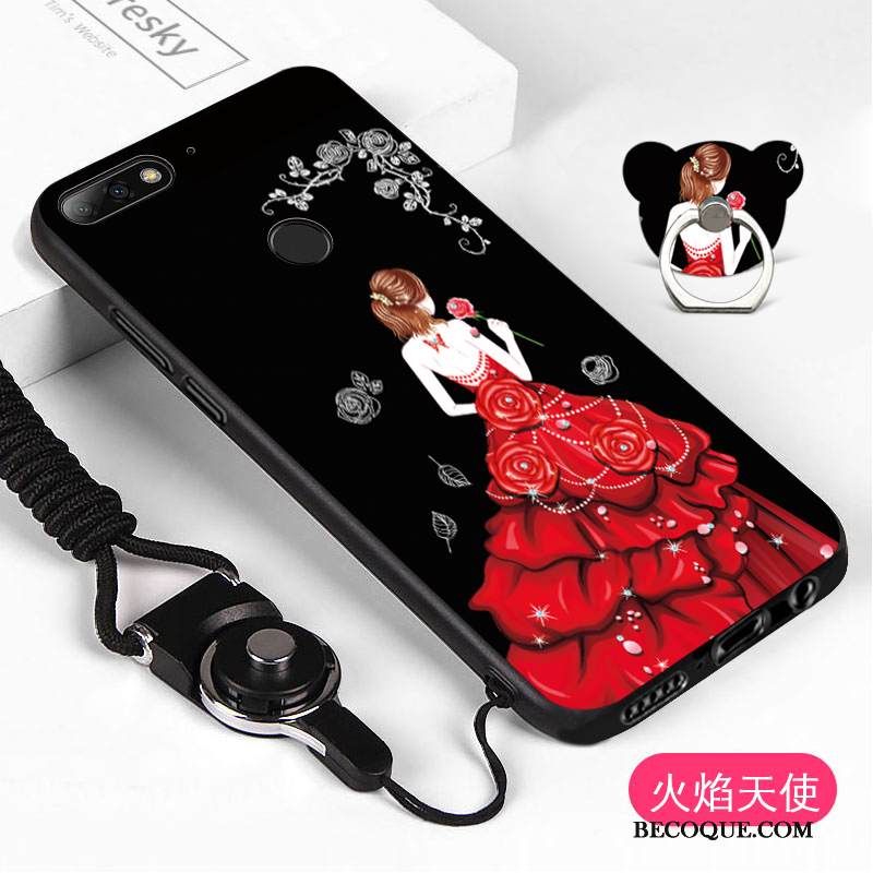 Kuori Huawei Y7 2018 Pehmeä Neste Violetti Puhelimen Kuoret, Kotelo Huawei Y7 2018 Silikoni