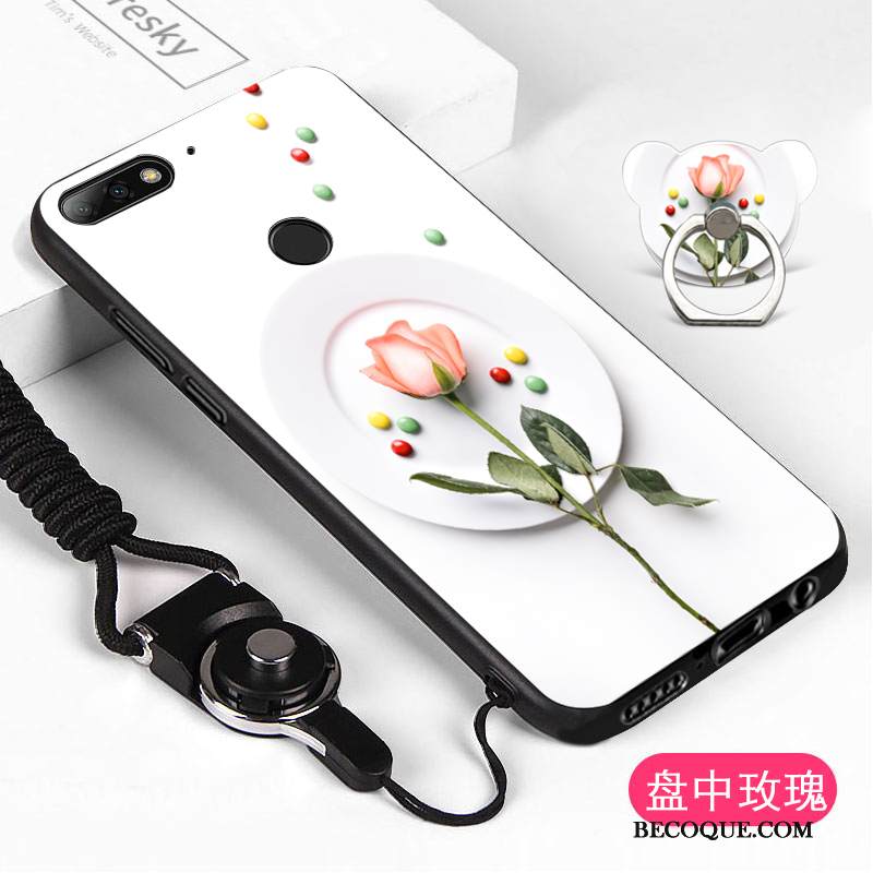 Kuori Huawei Y7 2018 Pehmeä Neste Violetti Puhelimen Kuoret, Kotelo Huawei Y7 2018 Silikoni