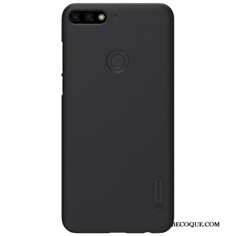 Kuori Huawei Y7 2018 Suojaus Murtumaton Valkoinen, Kotelo Huawei Y7 2018 Puhelimen Kuoret Pesty Suede