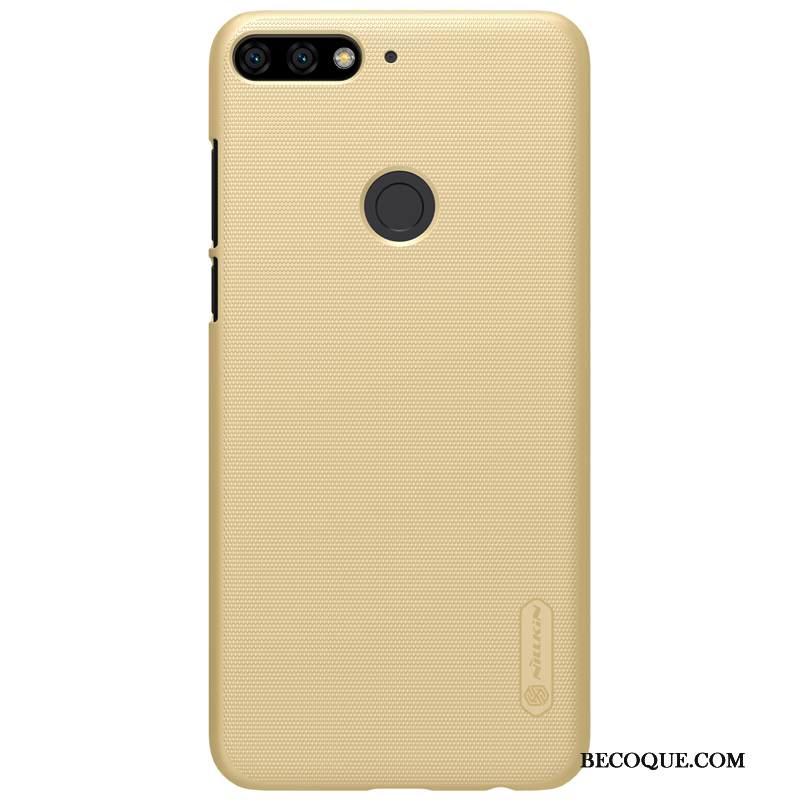 Kuori Huawei Y7 2018 Suojaus Murtumaton Valkoinen, Kotelo Huawei Y7 2018 Puhelimen Kuoret Pesty Suede