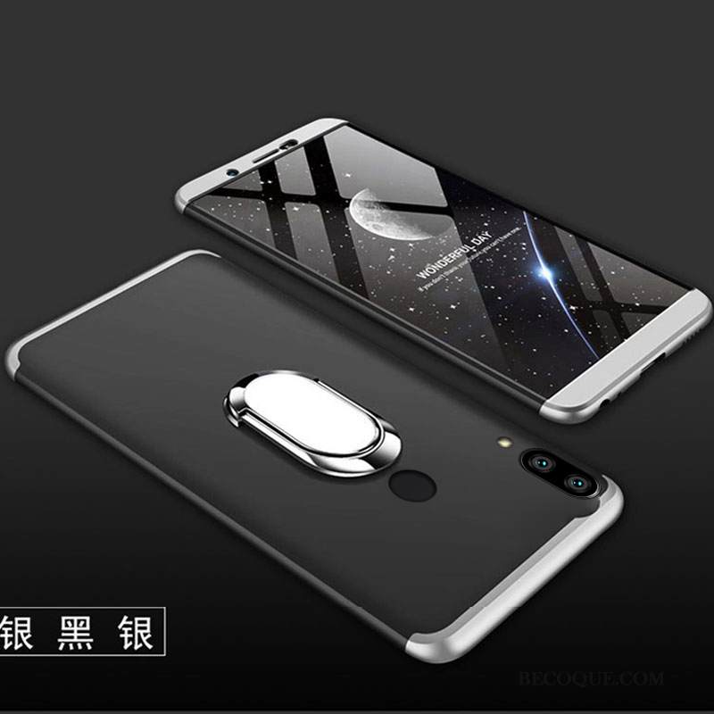 Kuori Huawei Y7 2019 Laukut Kova Pesty Suede, Kotelo Huawei Y7 2019 Luova Kulta Puhelimen Kuoret