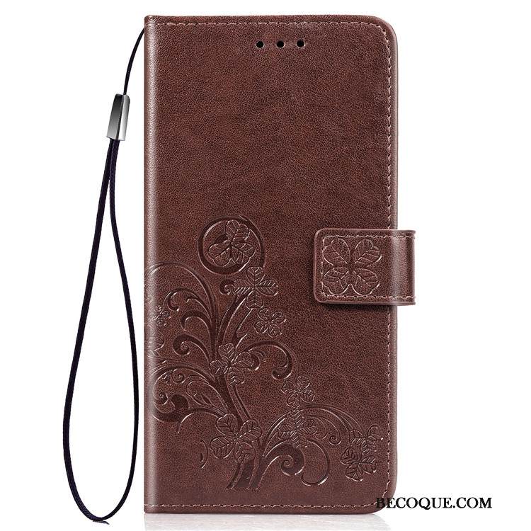 Kuori Huawei Y7 2019 Laukut Murtumaton Sininen, Kotelo Huawei Y7 2019 Nahka Puhelimen Kuoret