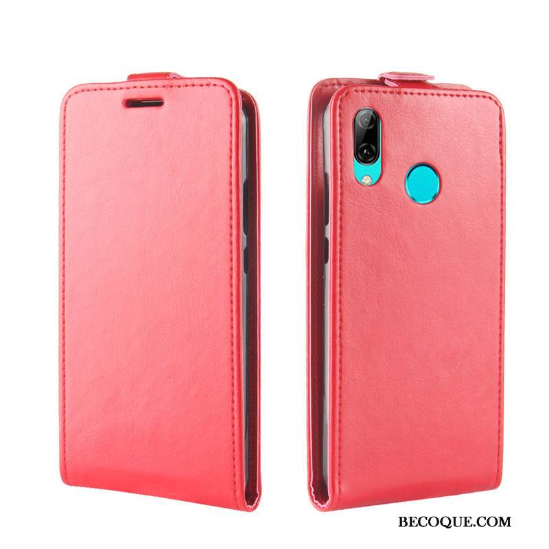 Kuori Huawei Y7 2019 Salkku Trendi Puhelimen Kuoret, Kotelo Huawei Y7 2019 Suojaus Punainen