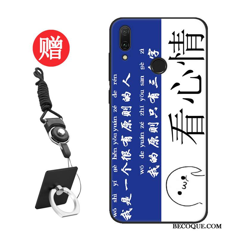 Kuori Huawei Y7 2019 Silikoni Karkaisu Pieni, Kotelo Huawei Y7 2019 Suojaus Trendi Muokata