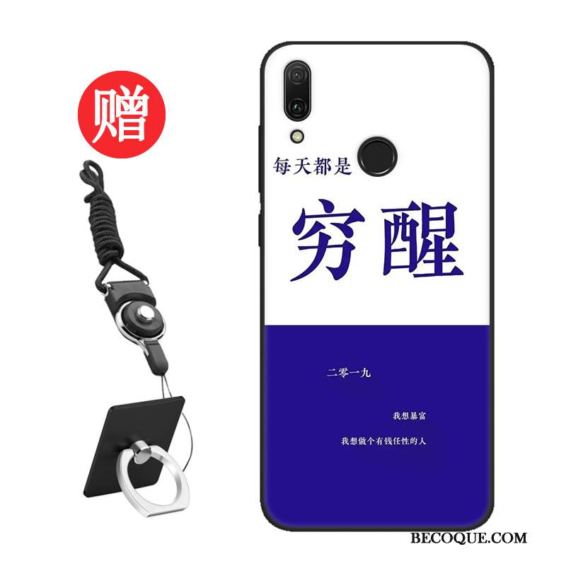 Kuori Huawei Y7 2019 Silikoni Karkaisu Pieni, Kotelo Huawei Y7 2019 Suojaus Trendi Muokata