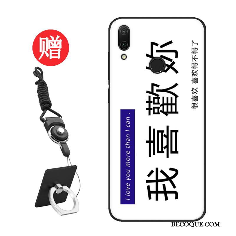 Kuori Huawei Y7 2019 Silikoni Karkaisu Pieni, Kotelo Huawei Y7 2019 Suojaus Trendi Muokata