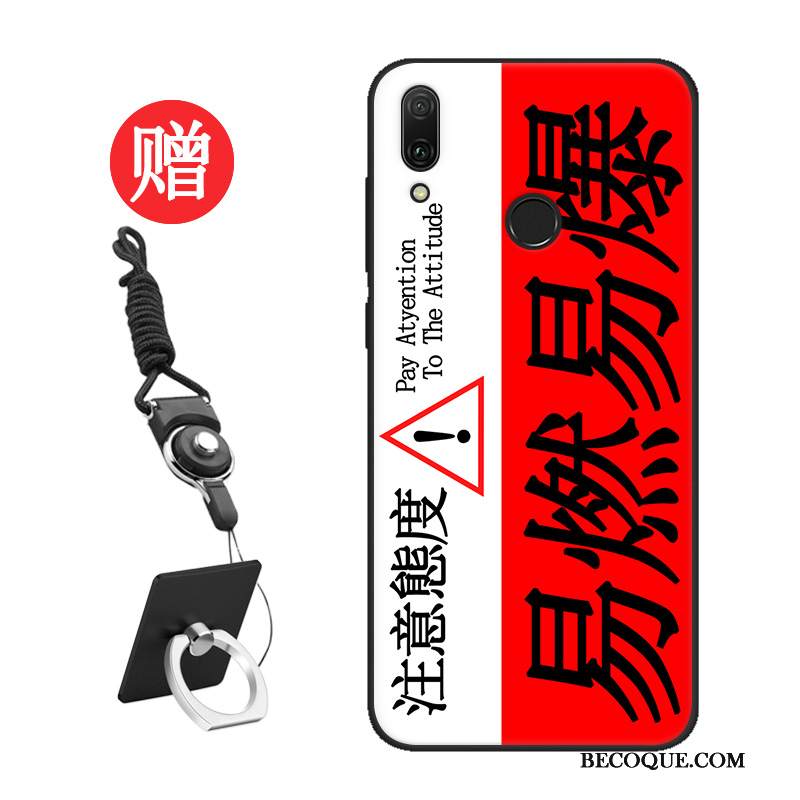 Kuori Huawei Y7 2019 Silikoni Karkaisu Pieni, Kotelo Huawei Y7 2019 Suojaus Trendi Muokata
