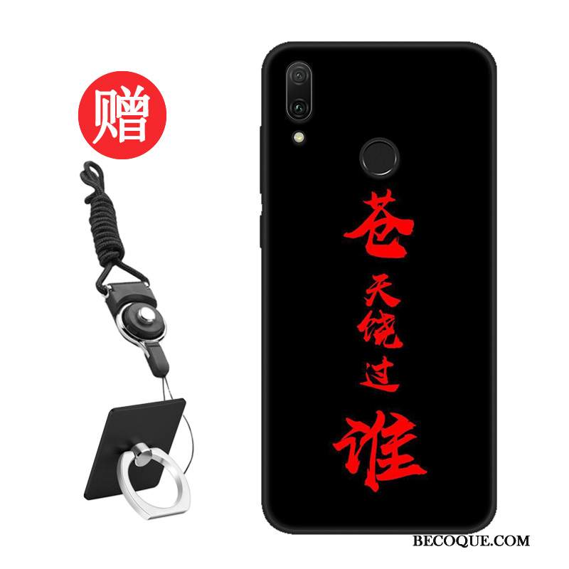 Kuori Huawei Y7 2019 Silikoni Karkaisu Pieni, Kotelo Huawei Y7 2019 Suojaus Trendi Muokata