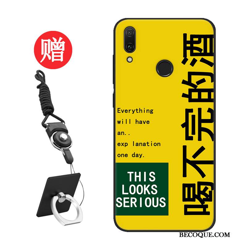 Kuori Huawei Y7 2019 Silikoni Karkaisu Pieni, Kotelo Huawei Y7 2019 Suojaus Trendi Muokata