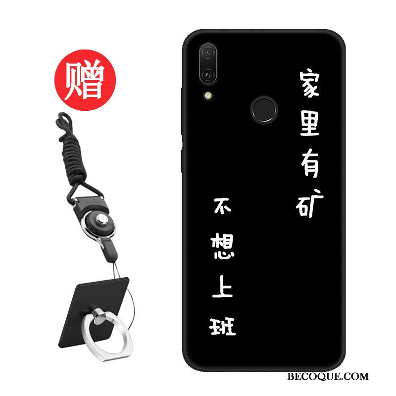 Kuori Huawei Y7 2019 Silikoni Karkaisu Pieni, Kotelo Huawei Y7 2019 Suojaus Trendi Muokata