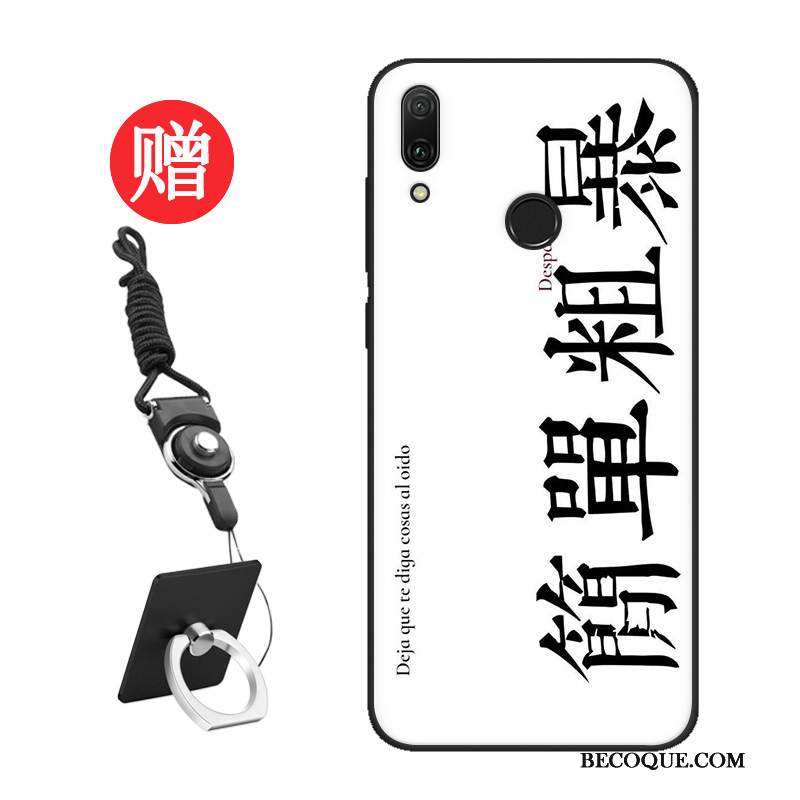 Kuori Huawei Y7 2019 Silikoni Karkaisu Pieni, Kotelo Huawei Y7 2019 Suojaus Trendi Muokata