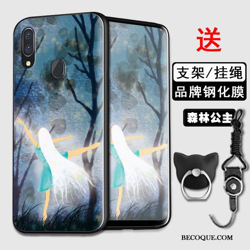 Kuori Huawei Y7 2019 Silikoni Persoonallisuus Puhelimen Kuoret, Kotelo Huawei Y7 2019 Laukut Rakastunut Muokata