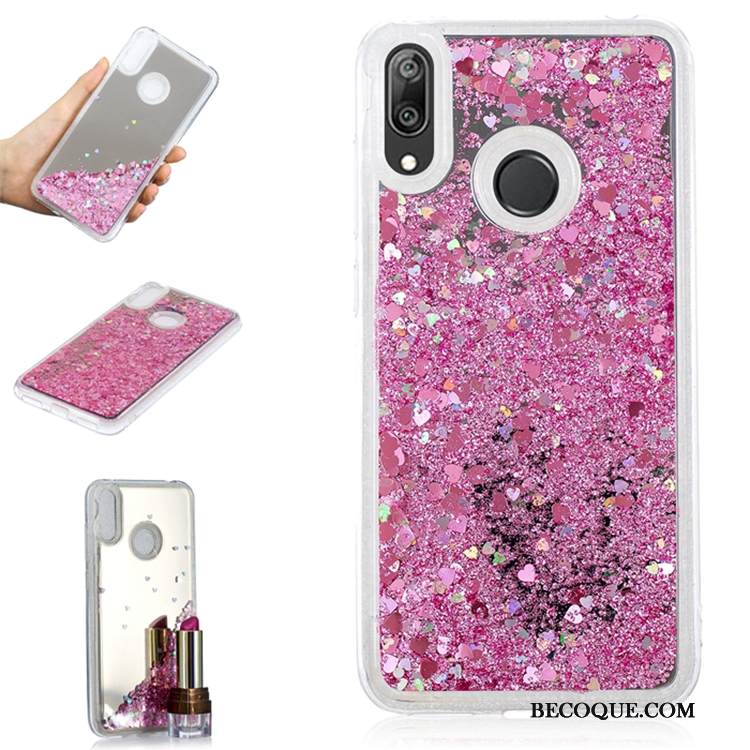 Kuori Huawei Y7 2019 Violetti Puhelimen Kuoret, Kotelo Huawei Y7 2019 Trendi Juoksuhiekka