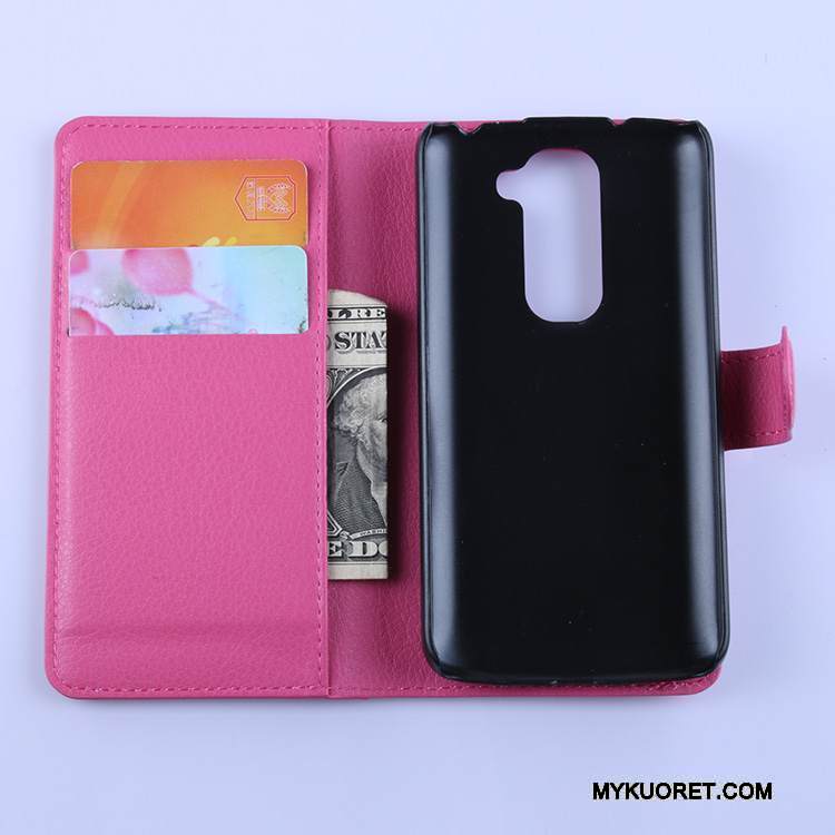 Kuori Lg G2 Kuoret Puhelimen Kuoret Kortti, Kotelo Lg G2 Suojaus Musta