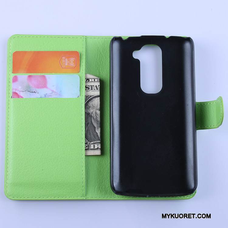 Kuori Lg G2 Kuoret Puhelimen Kuoret Kortti, Kotelo Lg G2 Suojaus Musta