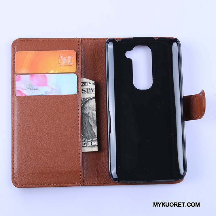 Kuori Lg G2 Kuoret Puhelimen Kuoret Kortti, Kotelo Lg G2 Suojaus Musta