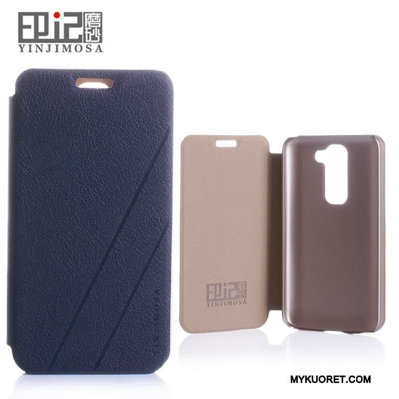 Kuori Lg G2 Nahka Puhelimen Kuoret Punainen, Kotelo Lg G2 Tuki