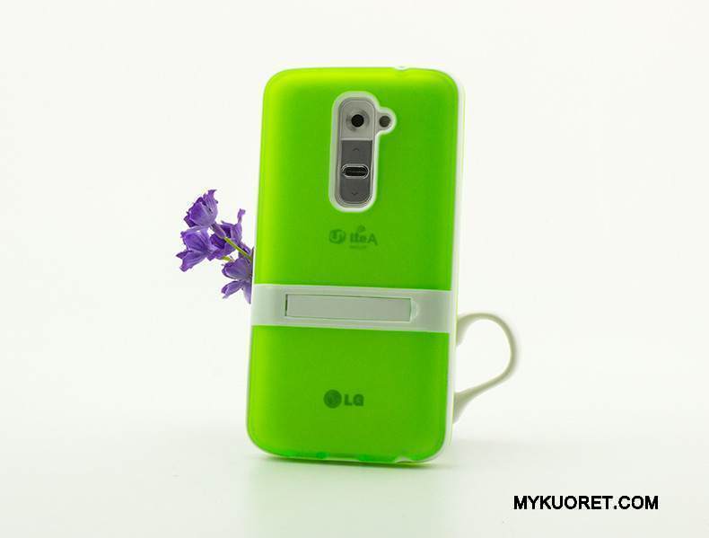 Kuori Lg G2 Pehmeä Neste Kevyt Pesty Suede, Kotelo Lg G2 Suojaus Sininen Puhelimen Kuoret