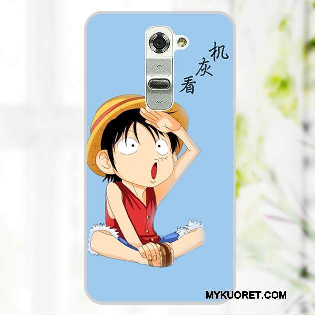 Kuori Lg G2 Sarjakuva Takakansi Puhelimen Kuoret, Kotelo Lg G2 Maalaus Sininen
