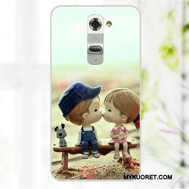 Kuori Lg G2 Sarjakuva Takakansi Puhelimen Kuoret, Kotelo Lg G2 Maalaus Sininen