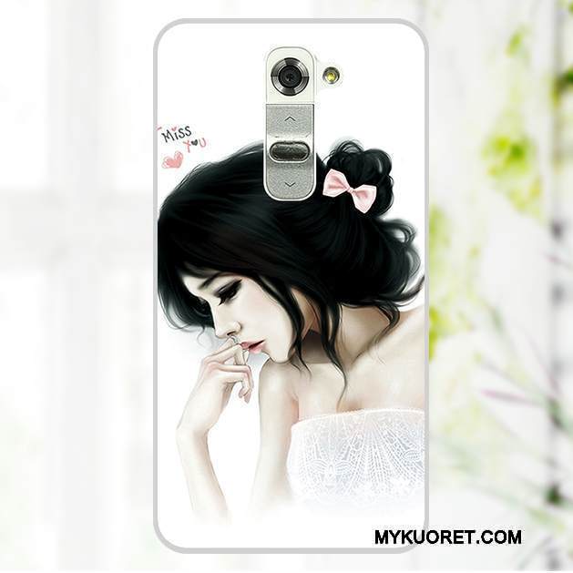 Kuori Lg G2 Sarjakuva Takakansi Puhelimen Kuoret, Kotelo Lg G2 Maalaus Sininen