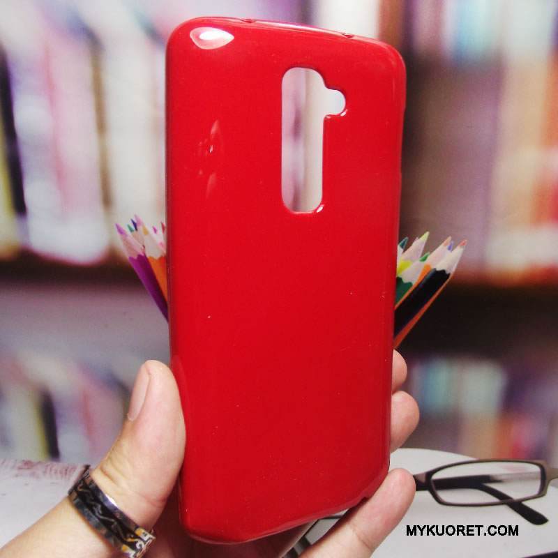 Kuori Lg G2 Suojaus Murtumaton Puhelimen Kuoret, Kotelo Lg G2 Pehmeä Neste Vaaleansininen