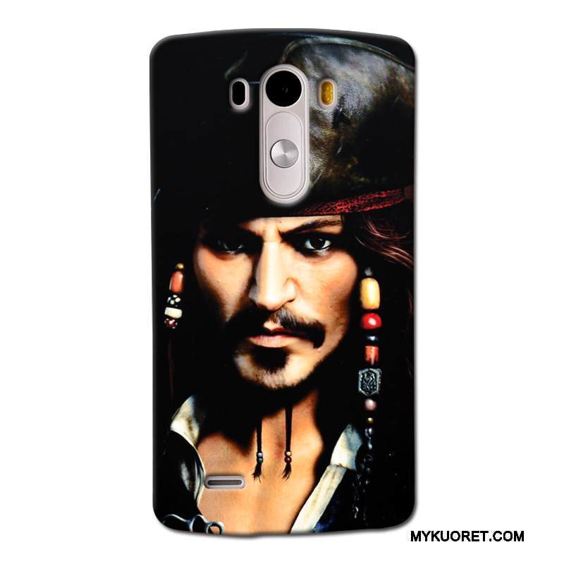 Kuori Lg G3 Maalaus Punainen Puhelimen Kuoret, Kotelo Lg G3 Suojaus Pesty Suede Trendi