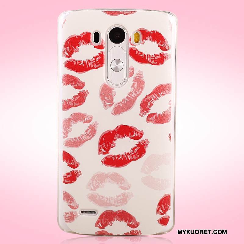 Kuori Lg G3 Maalaus Vaalean Puhelimen Kuoret, Kotelo Lg G3 Suojaus Kova Pesty Suede