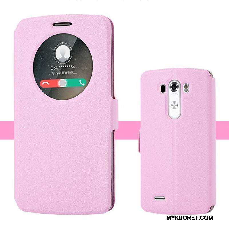 Kuori Lg G3 Nahka Kulta Trendi, Kotelo Lg G3 Suojaus Puhelimen Kuoret