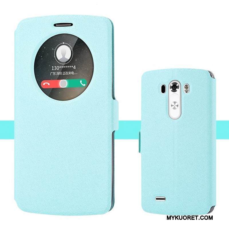 Kuori Lg G3 Nahka Trendi Jauhe, Kotelo Lg G3 Suojaus Horrostila Puhelimen Kuoret