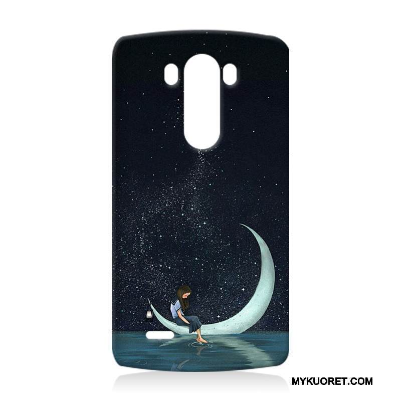 Kuori Lg G3 Pehmeä Neste Musta Puhelimen Kuoret, Kotelo Lg G3 Suojaus Kova Murtumaton