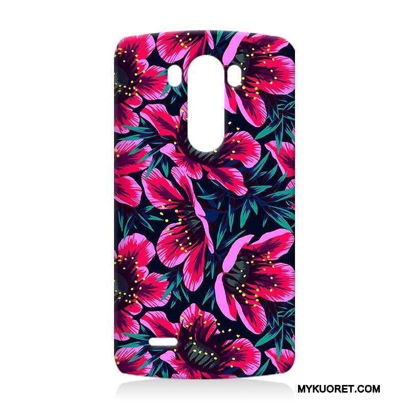 Kuori Lg G3 Pehmeä Neste Musta Puhelimen Kuoret, Kotelo Lg G3 Suojaus Kova Murtumaton