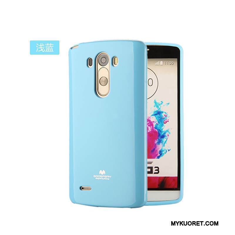 Kuori Lg G3 Silikoni Ohut Ultra, Kotelo Lg G3 Pehmeä Neste Puhelimen Kuoret Punainen