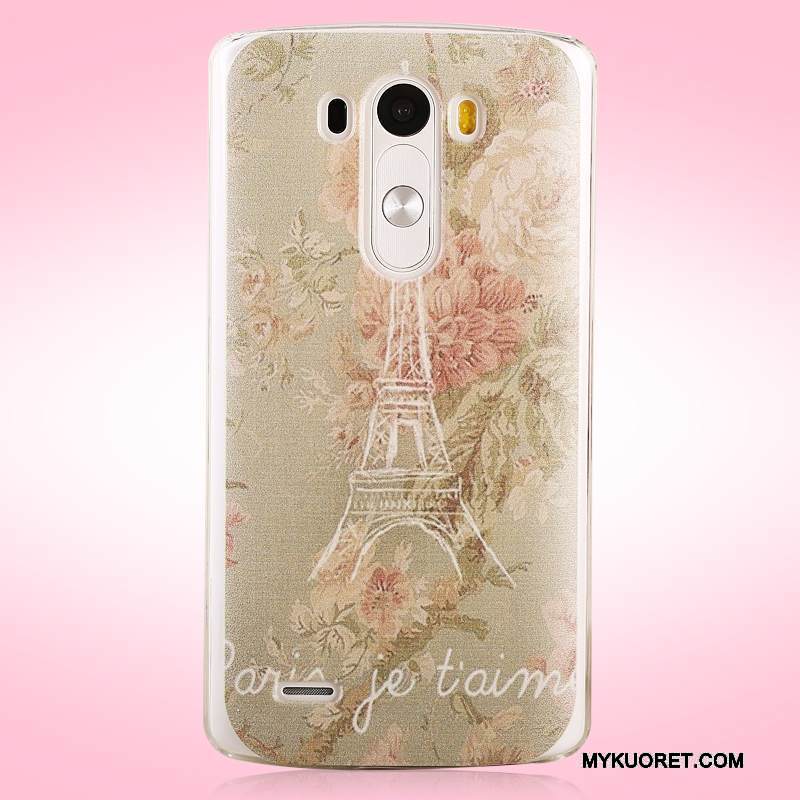 Kuori Lg G3 Suojaus Kova Puhelimen Kuoret, Kotelo Lg G3 Monivärinen Pesty Suede