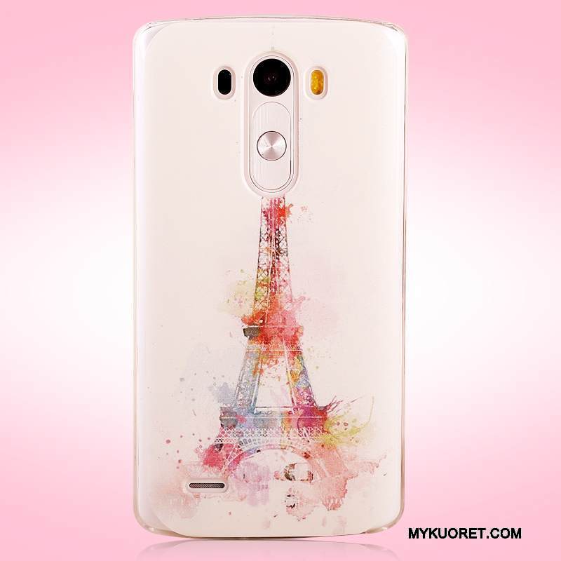 Kuori Lg G3 Suojaus Kova Puhelimen Kuoret, Kotelo Lg G3 Monivärinen Pesty Suede