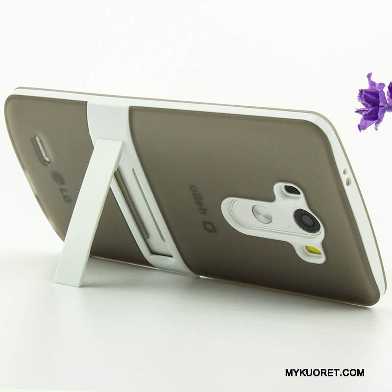 Kuori Lg G3 Tuki Ohut Oranssi, Kotelo Lg G3 Suojaus Trendi Ultra