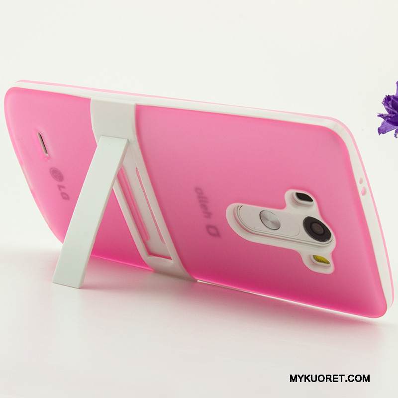 Kuori Lg G3 Tuki Ohut Oranssi, Kotelo Lg G3 Suojaus Trendi Ultra