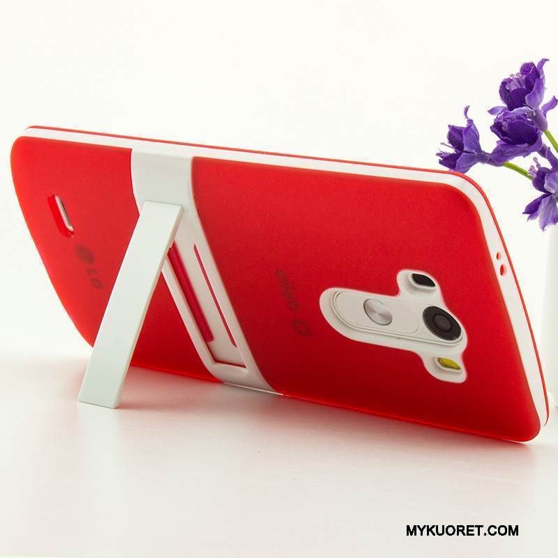 Kuori Lg G3 Tuki Ohut Oranssi, Kotelo Lg G3 Suojaus Trendi Ultra