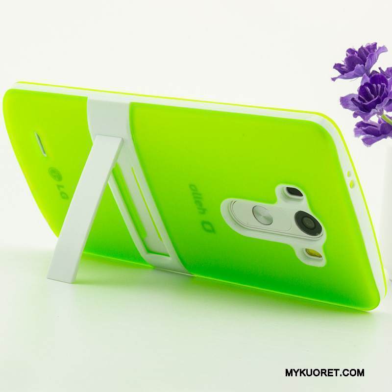 Kuori Lg G3 Tuki Ohut Oranssi, Kotelo Lg G3 Suojaus Trendi Ultra