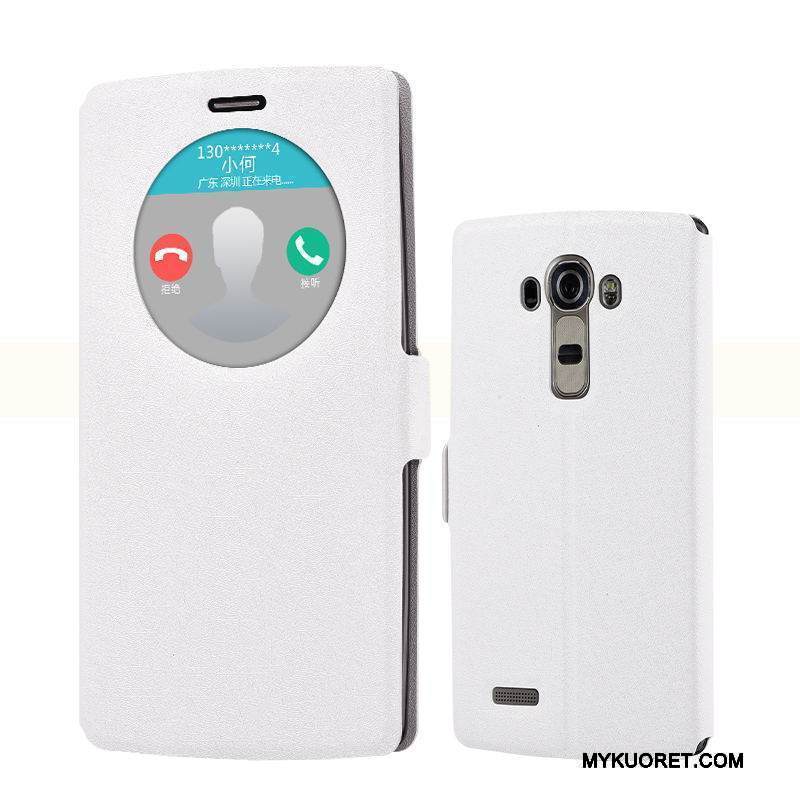 Kuori Lg G4 Nahka Vaaleansininen Puhelimen Kuoret, Kotelo Lg G4 Suojaus Trendi