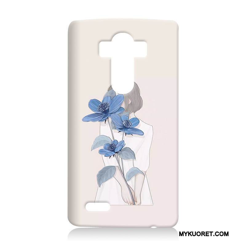 Kuori Lg G4 Pehmeä Neste Sininen Murtumaton, Kotelo Lg G4 Kohokuviointi Kova Puhelimen Kuoret