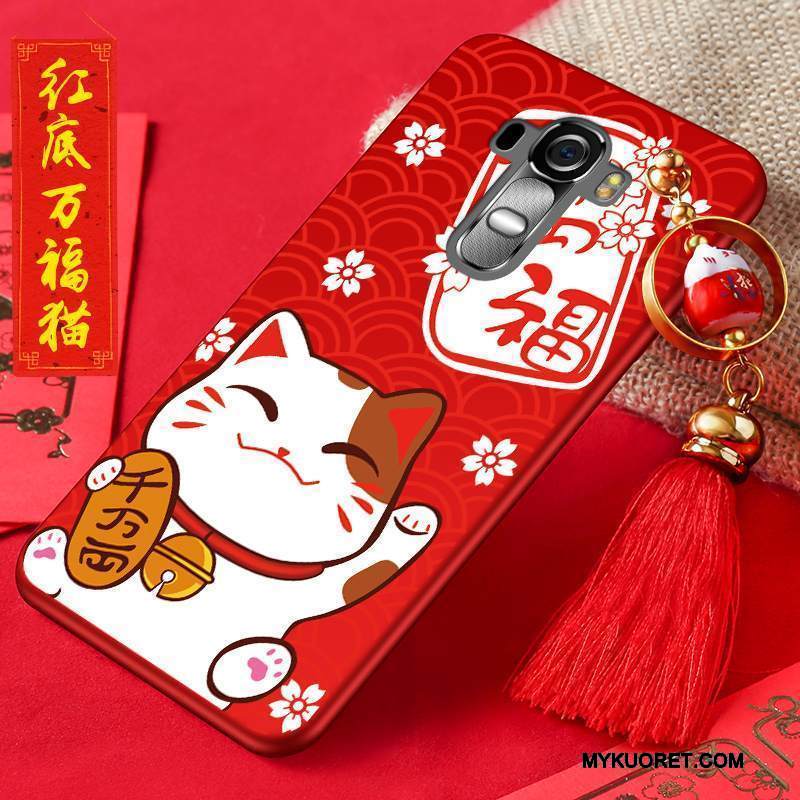 Kuori Lg G4 Silikoni Kissa Murtumaton, Kotelo Lg G4 Laukut Puhelimen Kuoret Trendi