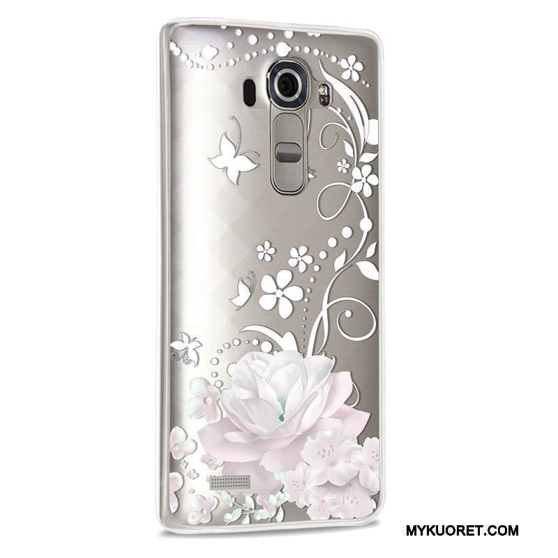 Kuori Lg G4 Suojaus Murtumaton Violetti, Kotelo Lg G4 Luova Vaalean Puhelimen Kuoret