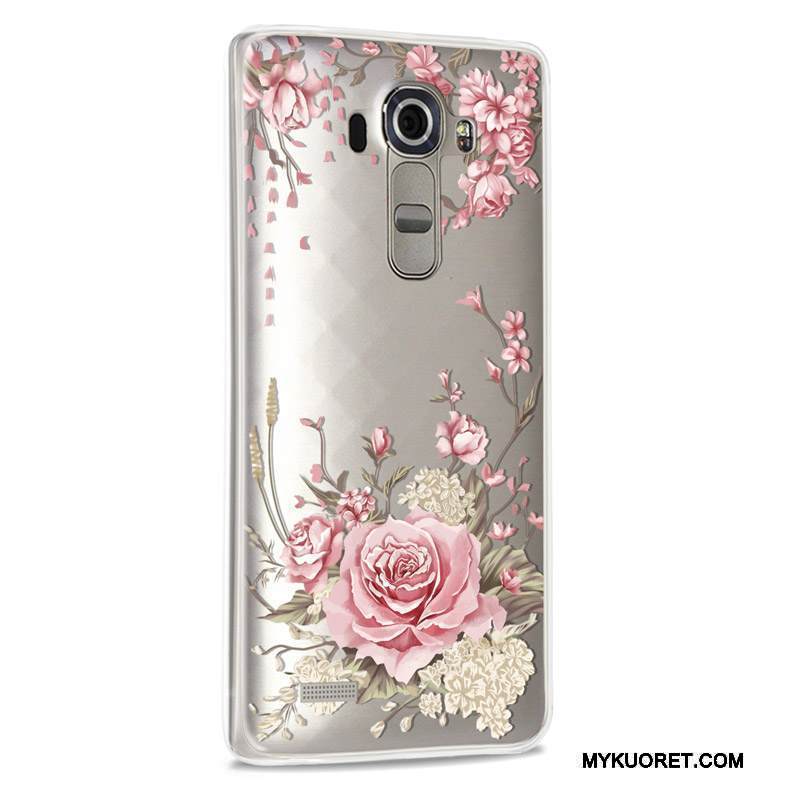 Kuori Lg G4 Suojaus Murtumaton Violetti, Kotelo Lg G4 Luova Vaalean Puhelimen Kuoret