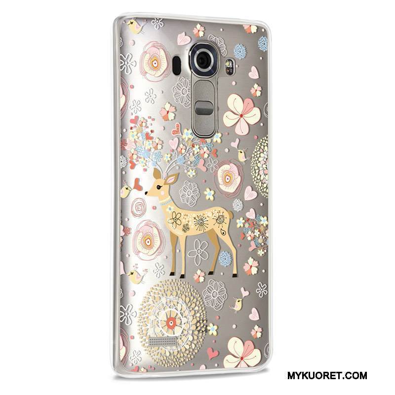 Kuori Lg G4 Suojaus Murtumaton Violetti, Kotelo Lg G4 Luova Vaalean Puhelimen Kuoret