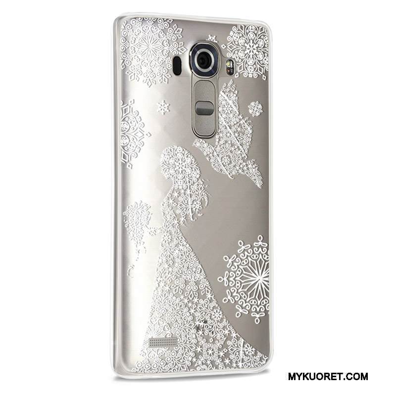 Kuori Lg G4 Suojaus Murtumaton Violetti, Kotelo Lg G4 Luova Vaalean Puhelimen Kuoret