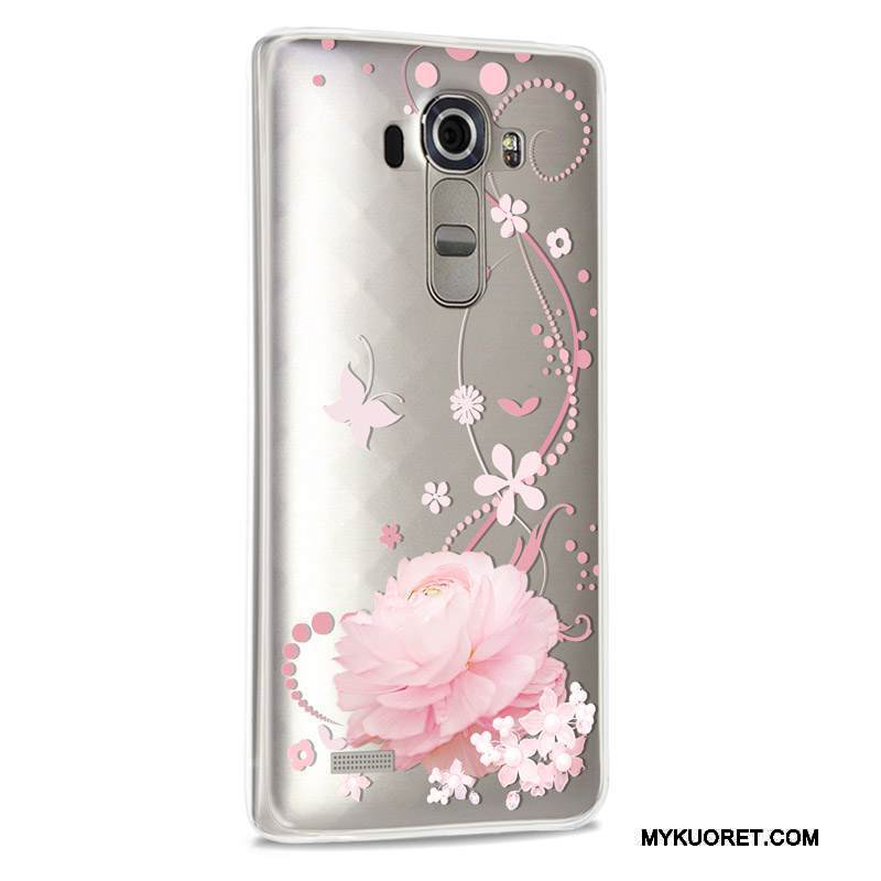 Kuori Lg G4 Suojaus Murtumaton Violetti, Kotelo Lg G4 Luova Vaalean Puhelimen Kuoret