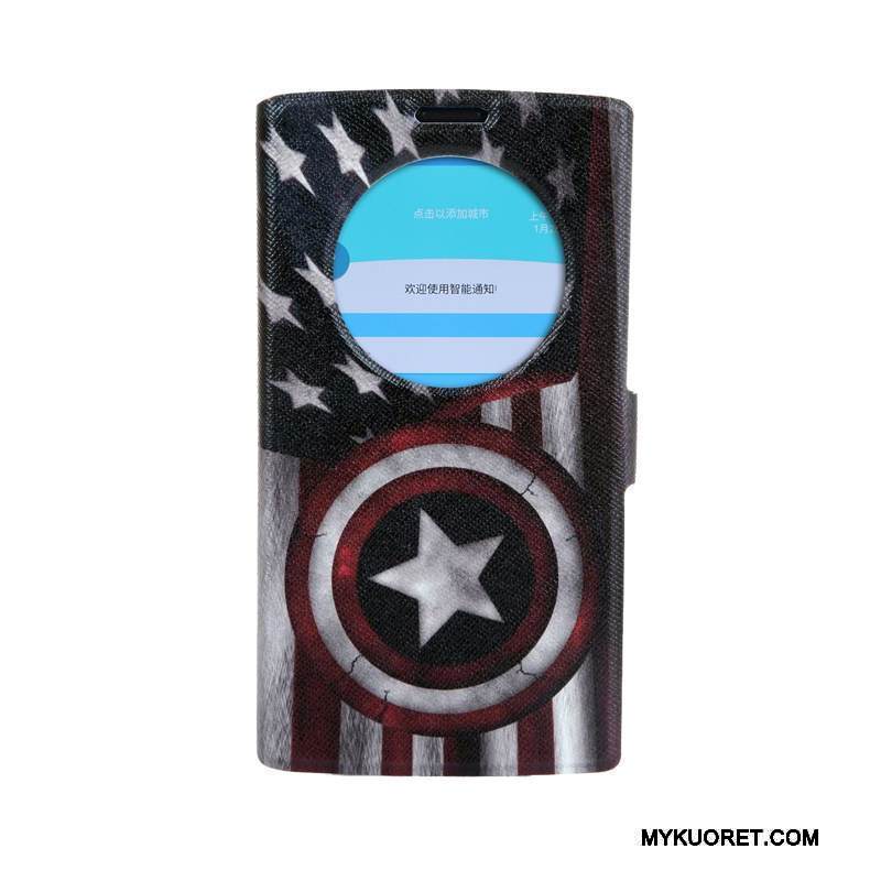 Kuori Lg G4 Tuki Puhelimen Kuoret Punainen, Kotelo Lg G4 Maalaus Avaa Ikkuna Horrostila