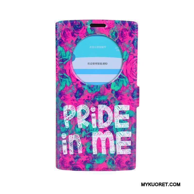 Kuori Lg G4 Tuki Puhelimen Kuoret Punainen, Kotelo Lg G4 Maalaus Avaa Ikkuna Horrostila