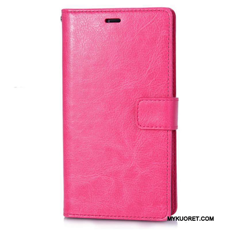 Kuori Lg G4 Tuki Punainen Puhelimen Kuoret, Kotelo Lg G4 Nahka